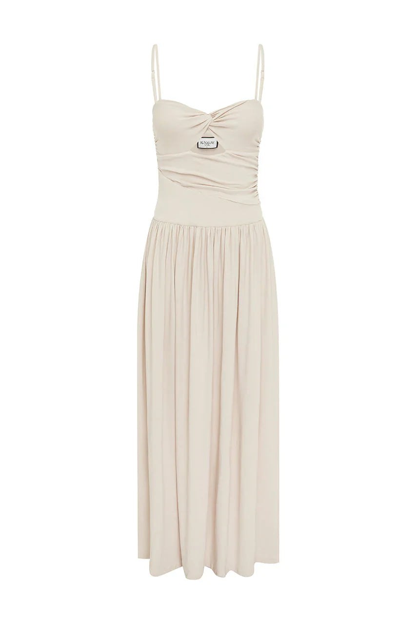 Libertine Twist Adjustable Dress - Stone