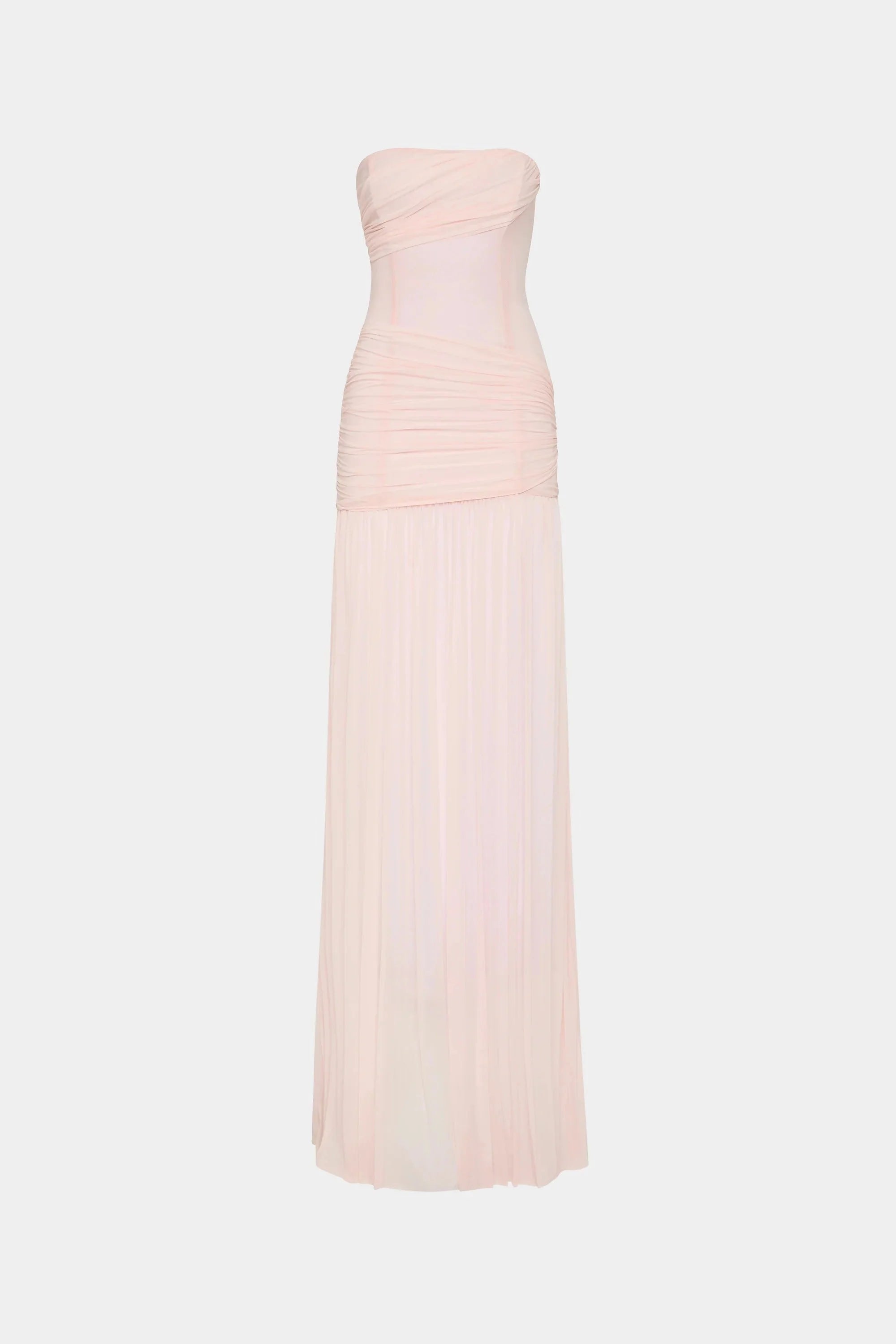 EtherelDress Ember Wrapped Maxi Dress - Dusty Pink