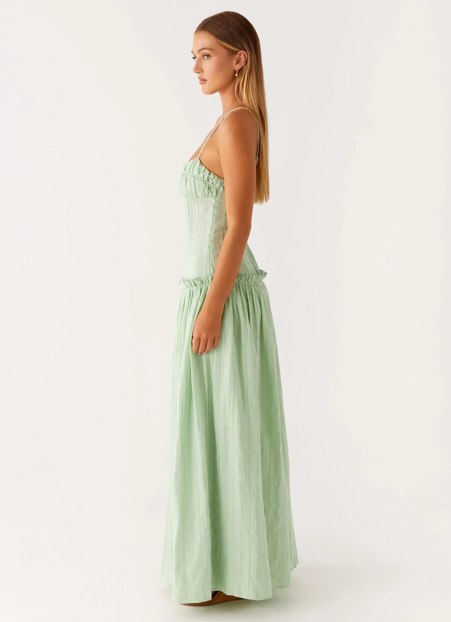 Isella Open Back Maxi Dress Ivory