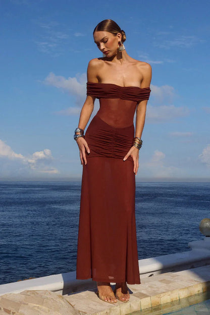 EtherelDress Meila Maxi Dress - Espresso