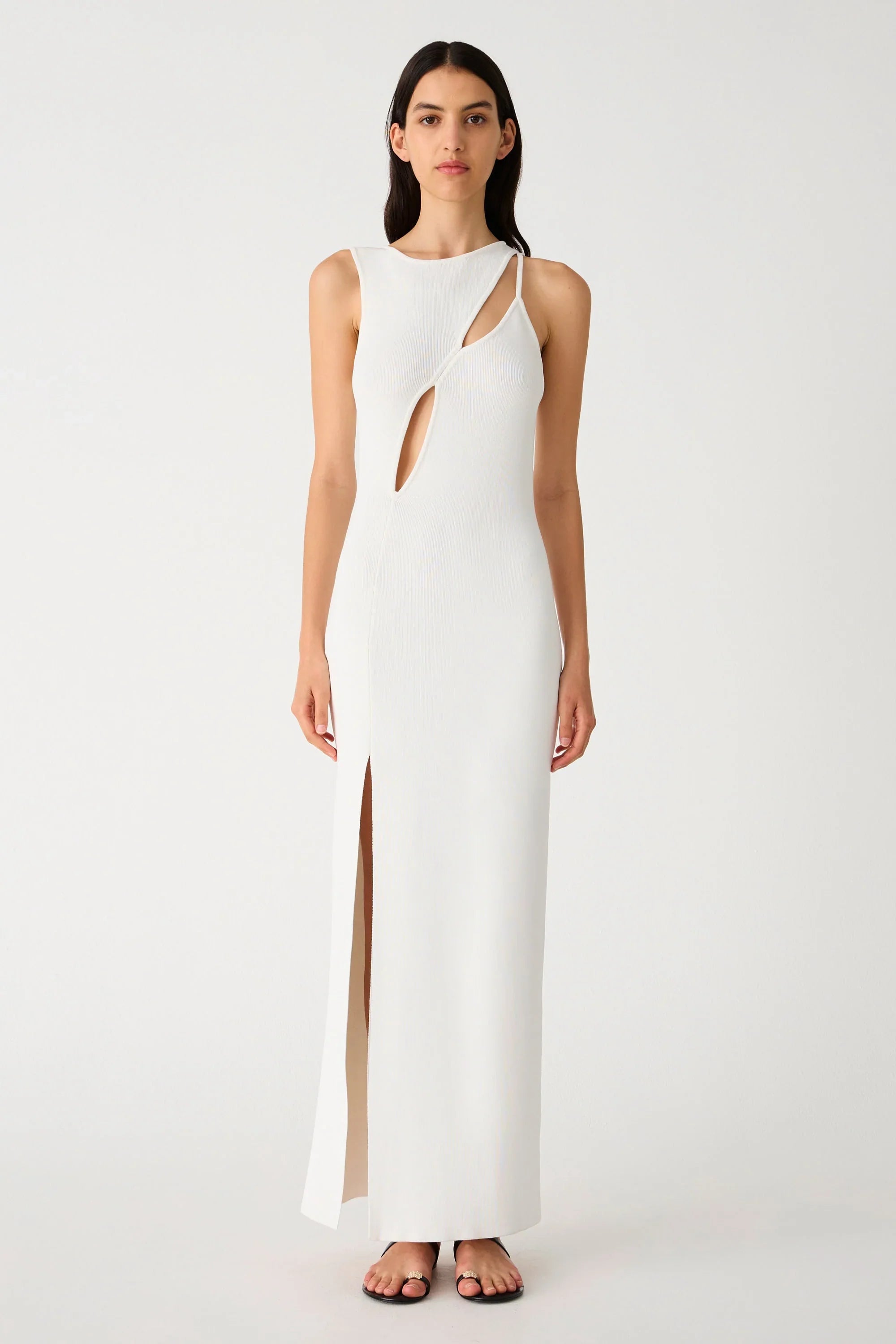 EtherelDress Chloe Knit Maxi Dress - Ivory
