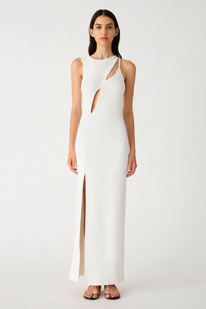 EtherelDress Chloe Knit Maxi Dress - Ivory