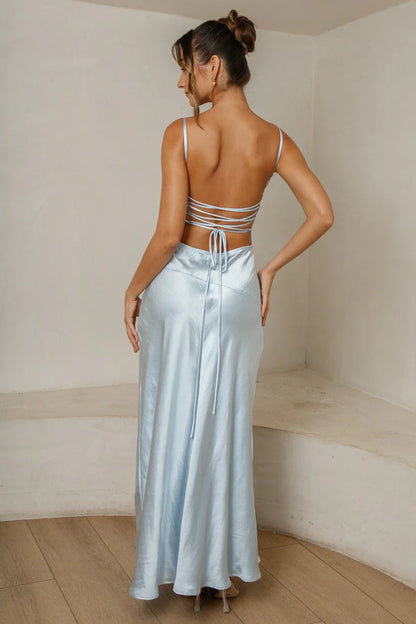 EtherelDress Mime Maxi Dress - Sky Blue