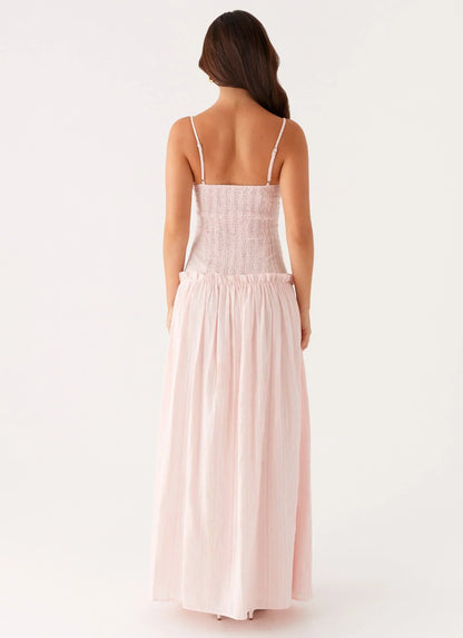 Isella Open Back Maxi Dress Ivory