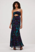 EtherelDress Chita Georgette Maxi Dress - Water Color Floral
