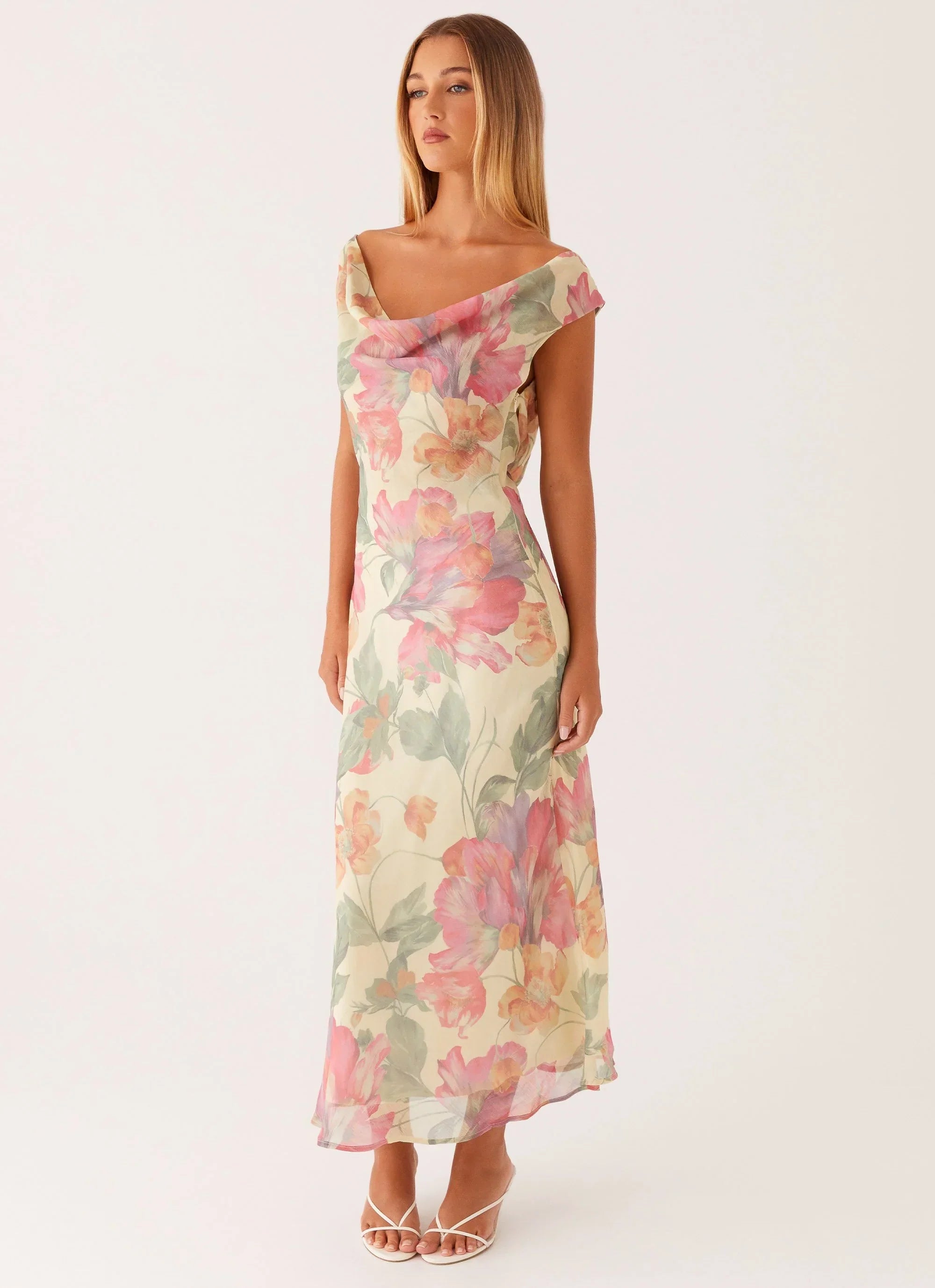 EtherelDress Role Model Maxi Dress - Yellow Peony