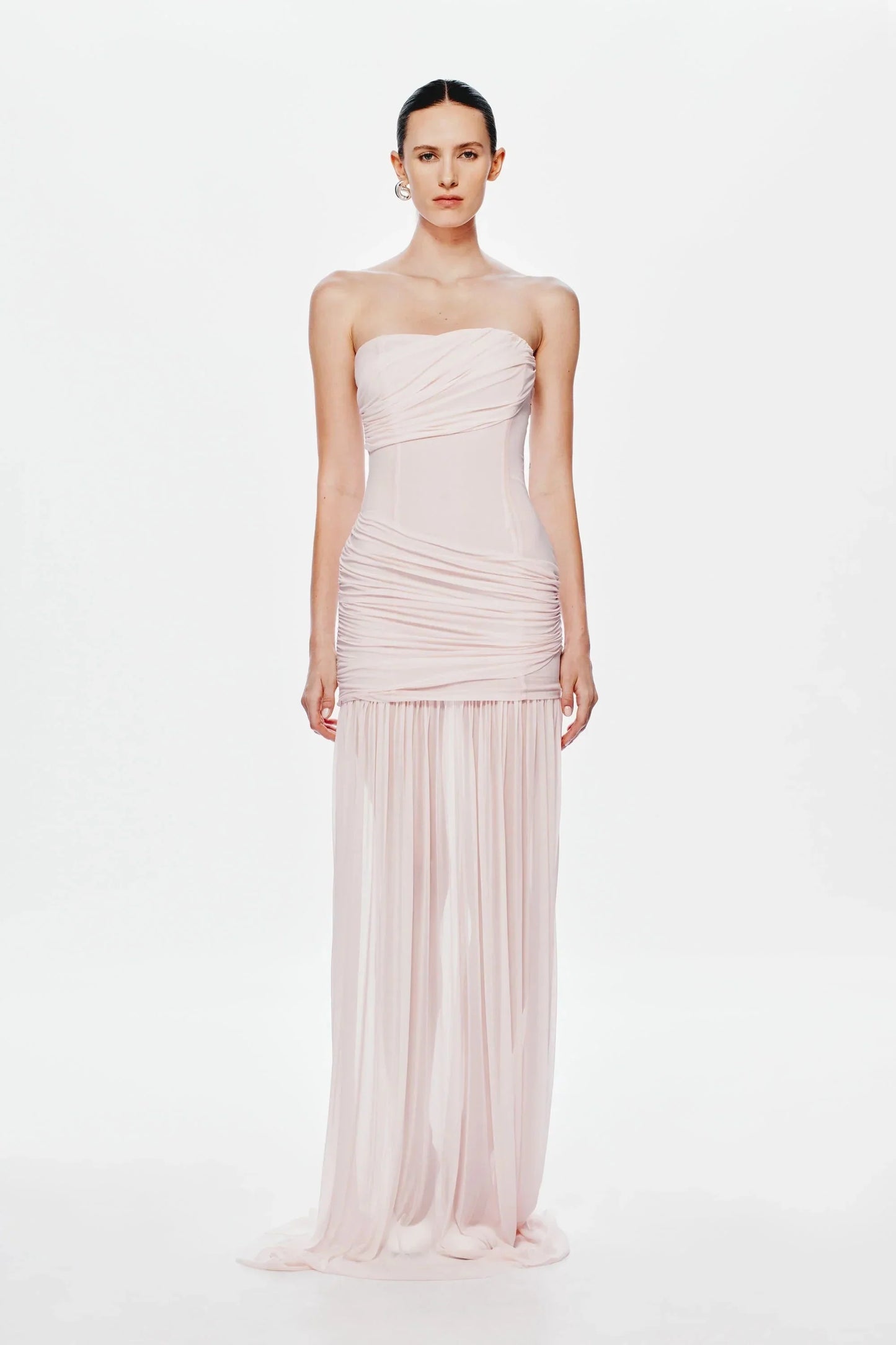 EtherelDress Ember Wrapped Maxi Dress - Dusty Pink