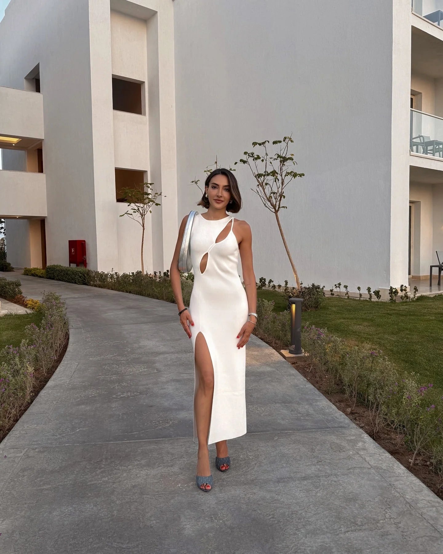 EtherelDress Chloe Knit Maxi Dress - Ivory