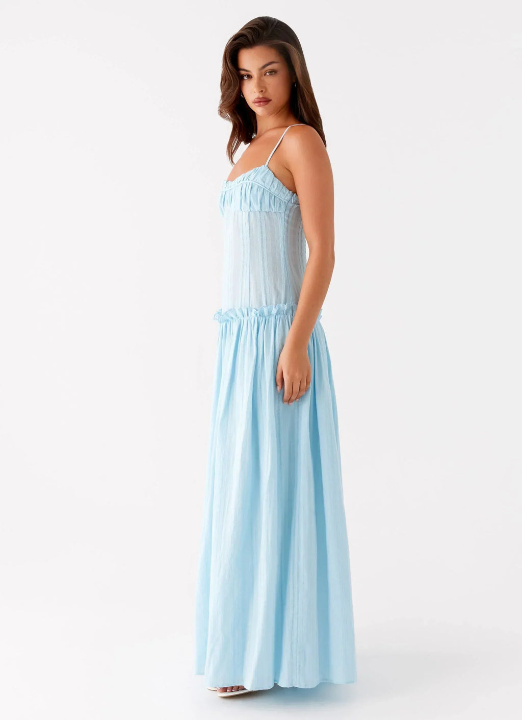 Isella Open Back Maxi Dress Ivory