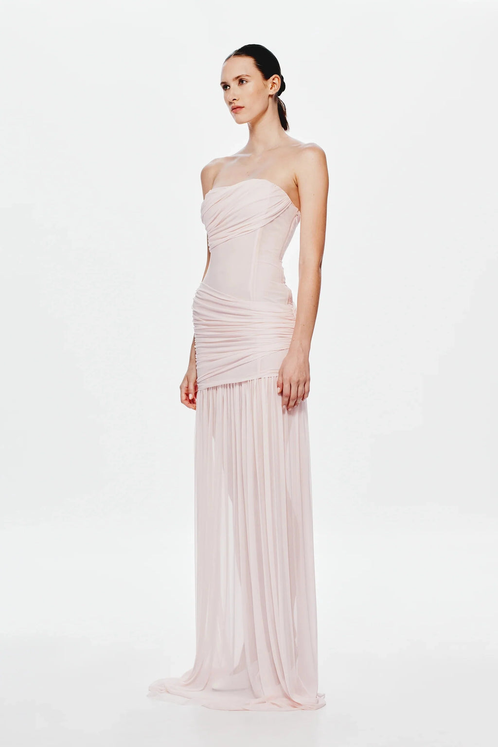 EtherelDress Ember Wrapped Maxi Dress - Dusty Pink
