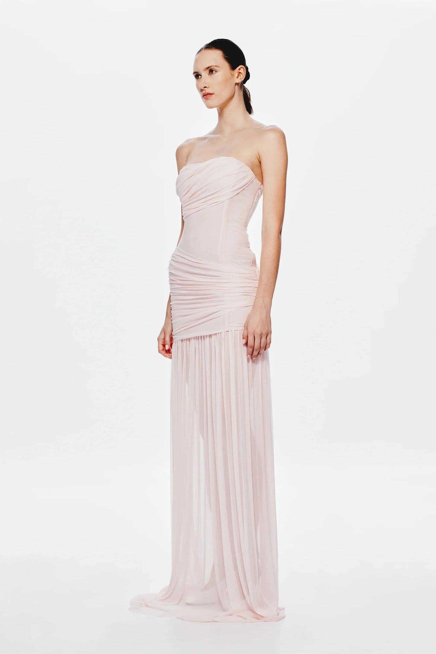 EtherelDress Ember Wrapped Maxi Dress - Dusty Pink
