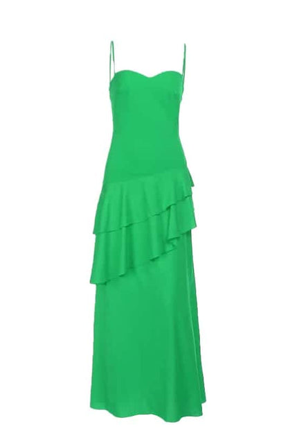 EtherelDress Colorful Chiffon Tiered Maxi Dress