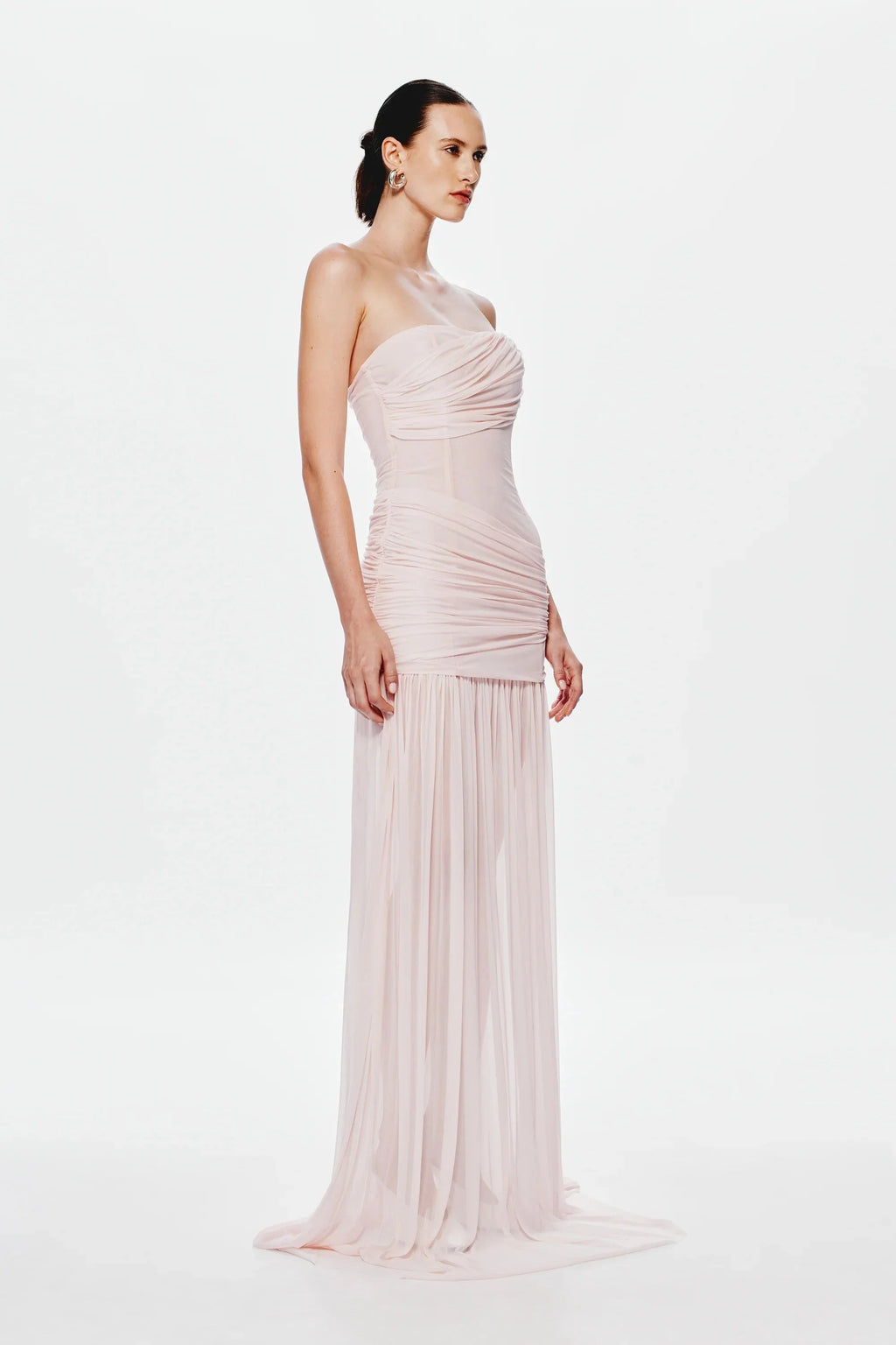 EtherelDress Ember Wrapped Maxi Dress - Dusty Pink