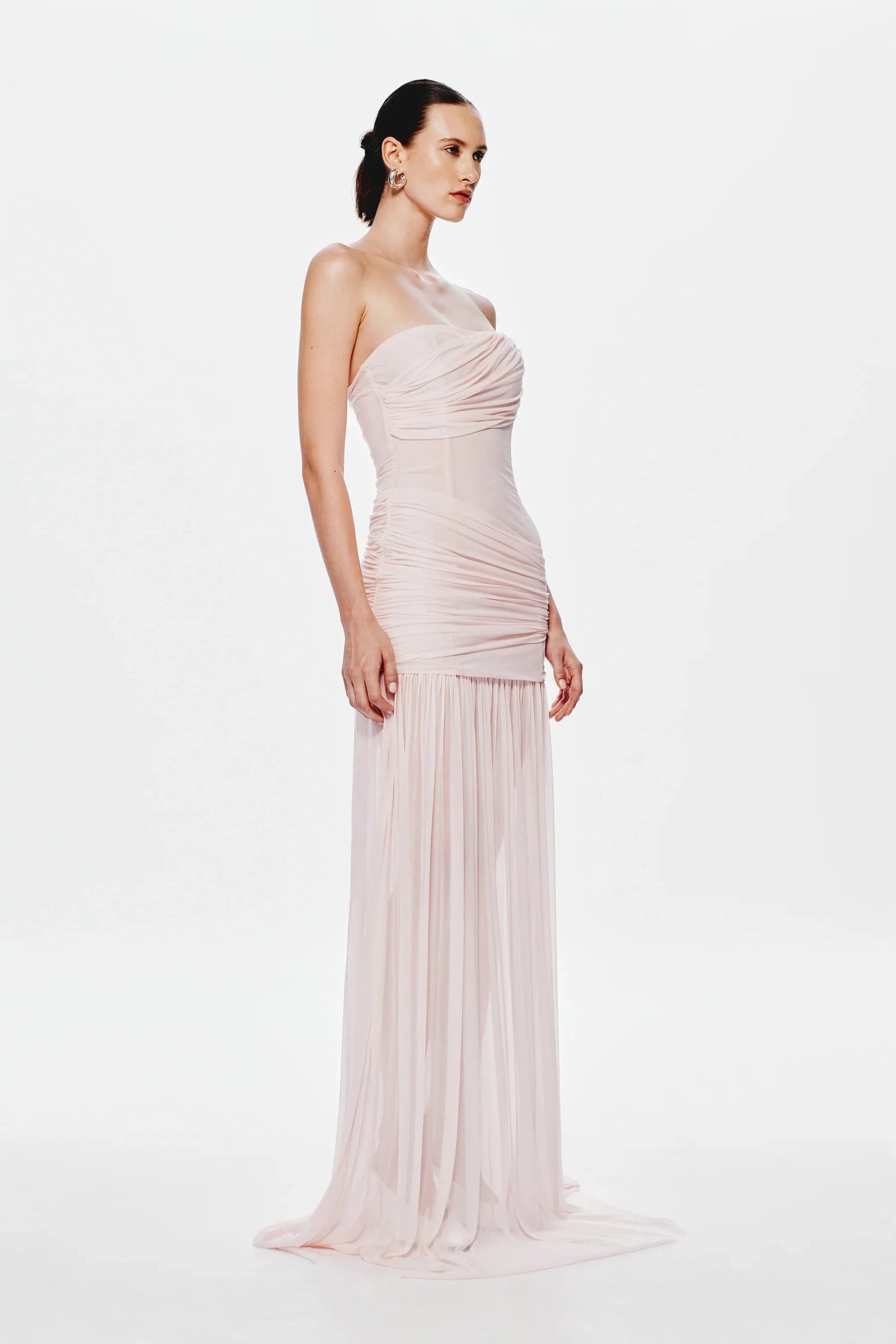 EtherelDress Ember Wrapped Maxi Dress - Dusty Pink