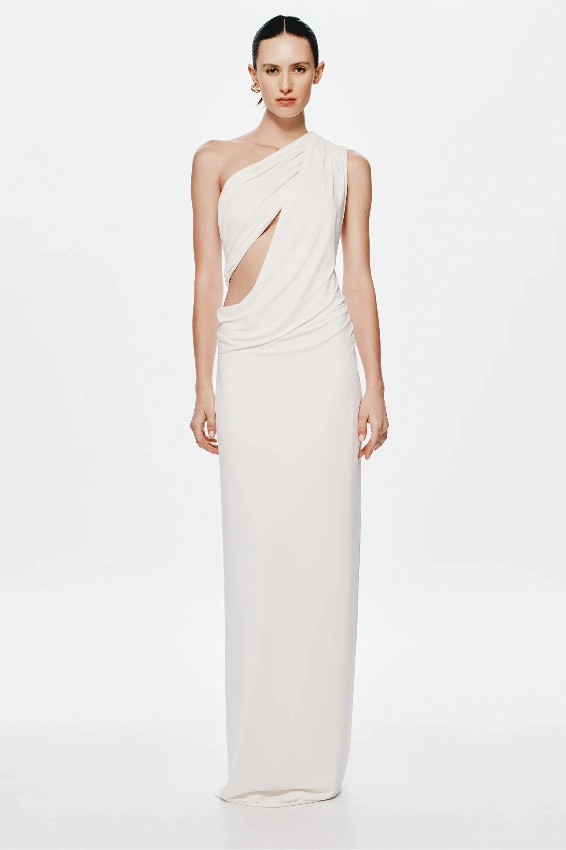 EtherelDress Solstice Cupro Maxi Dress - Ivory