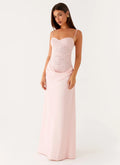 EtherelDress Romy Spaghetti Strap Maxi Dress - Pink