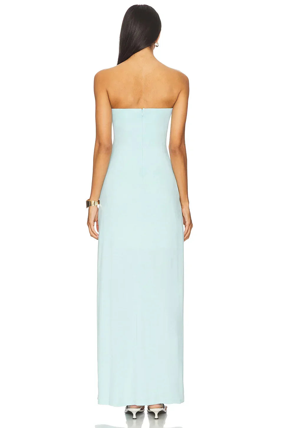 Saladana Strapless Maxi Dress Ice Blue