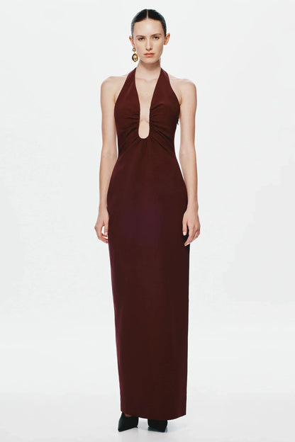 EtherelDress Alusia Maxi Dress - Port