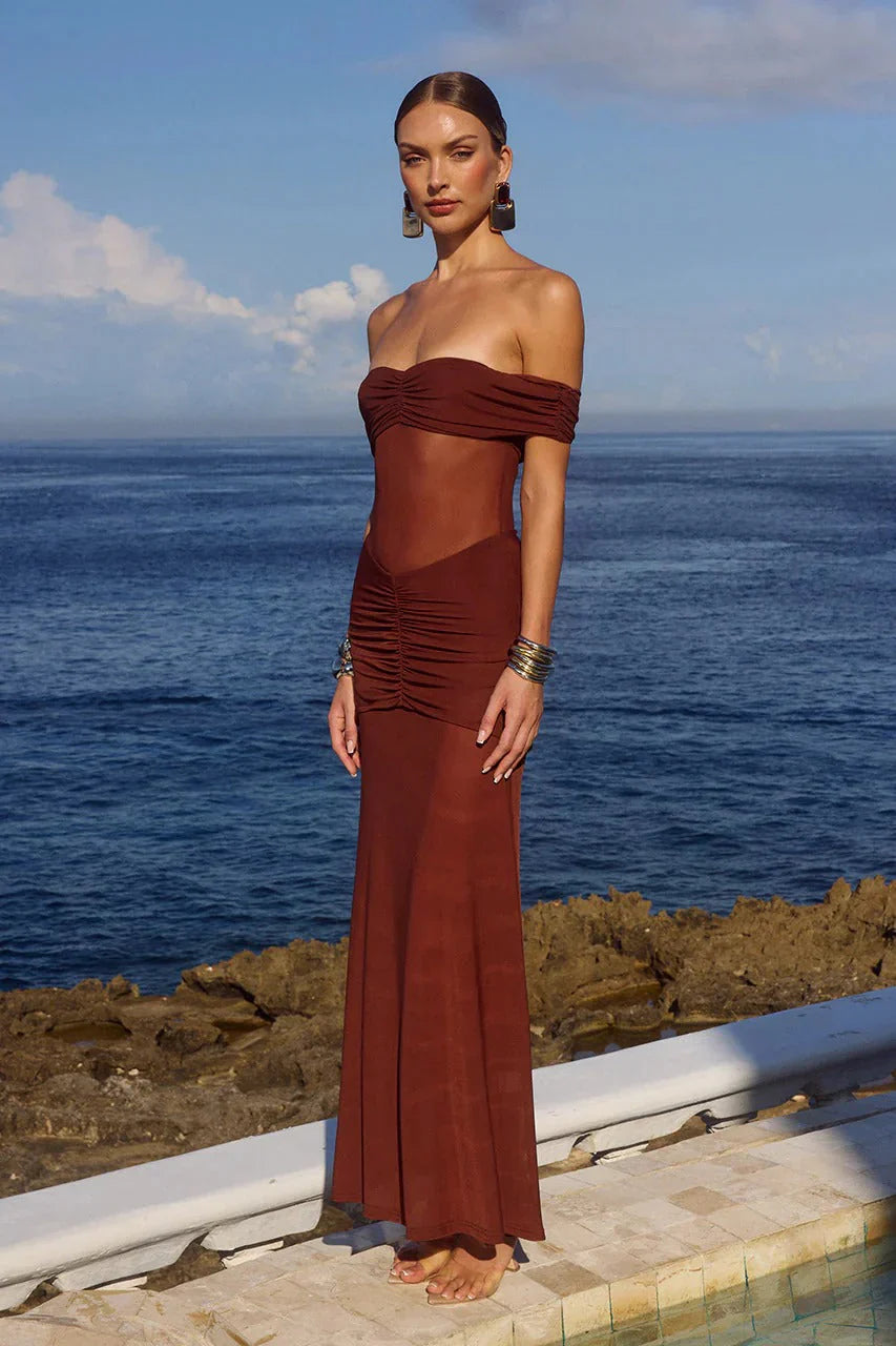 EtherelDress Meila Maxi Dress - Espresso