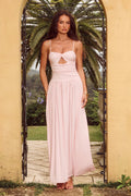 Libertine Twist Ruching Dress - Light Pink