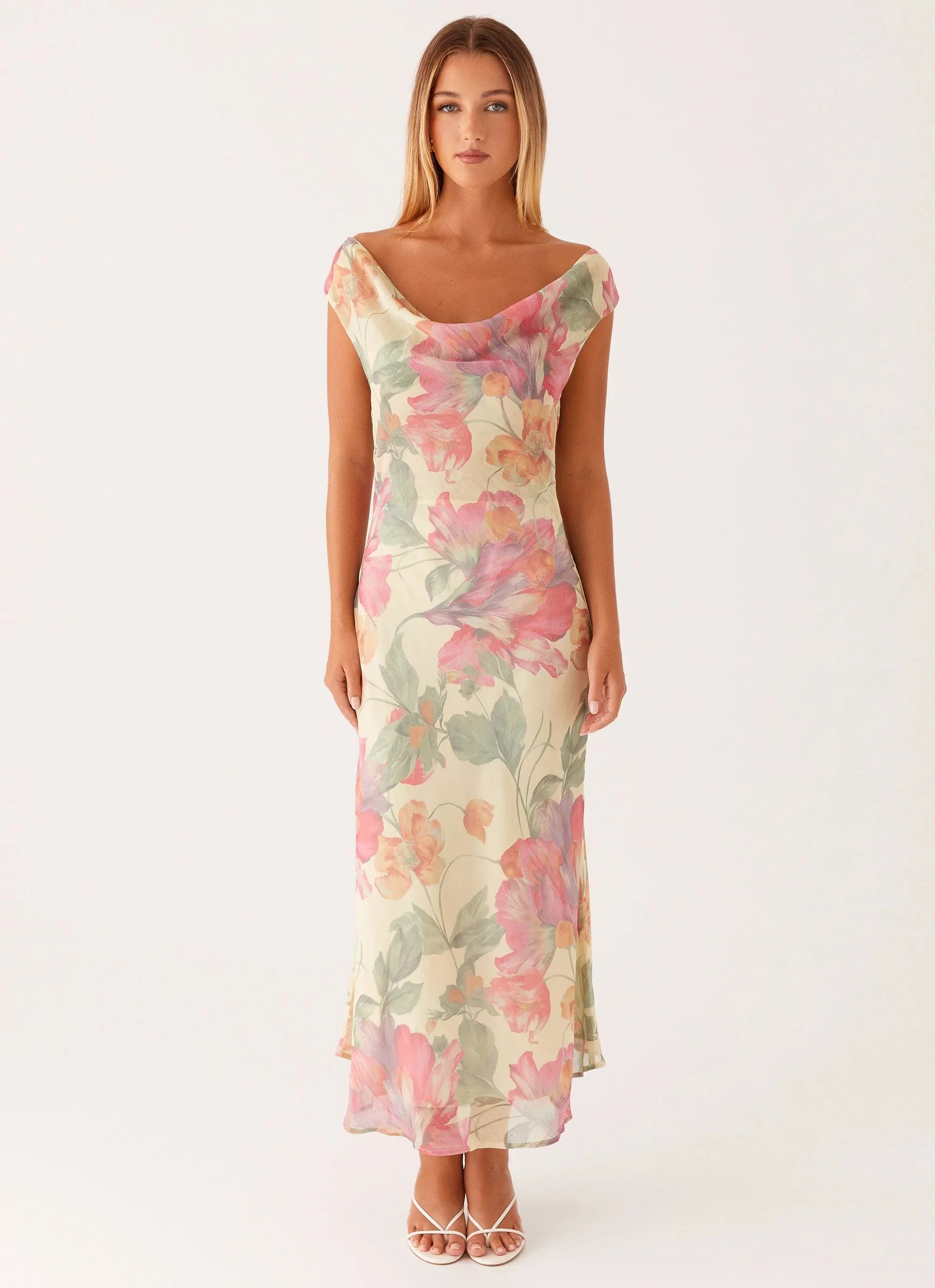 EtherelDress Role Model Maxi Dress - Yellow Peony