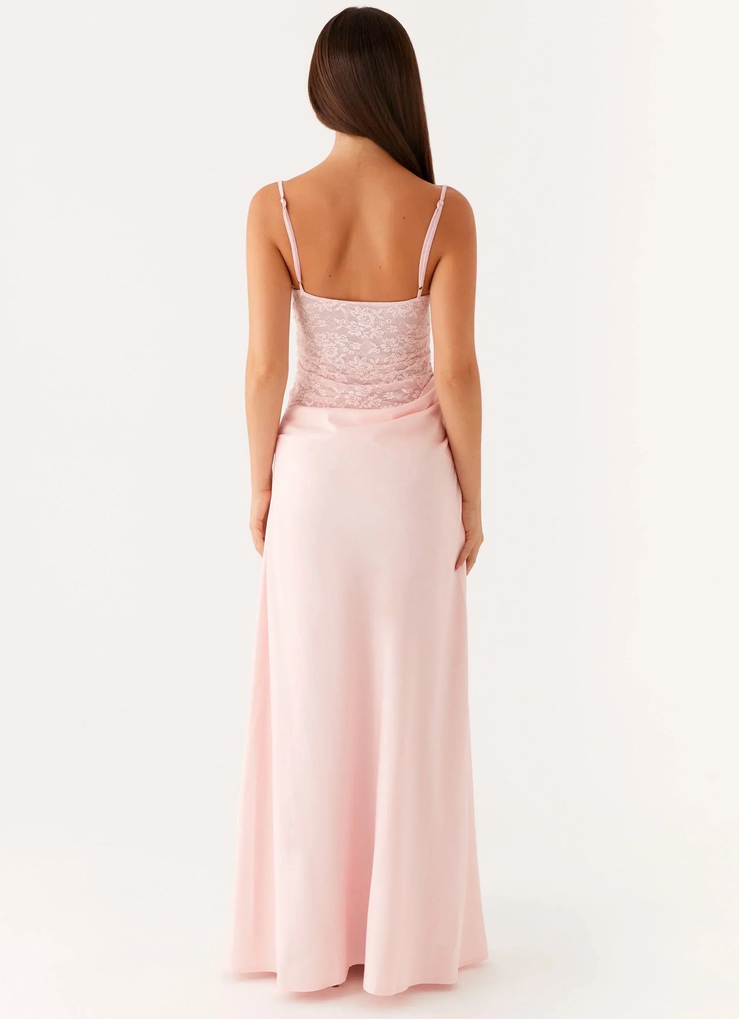 EtherelDress Romy Spaghetti Strap Maxi Dress - Pink