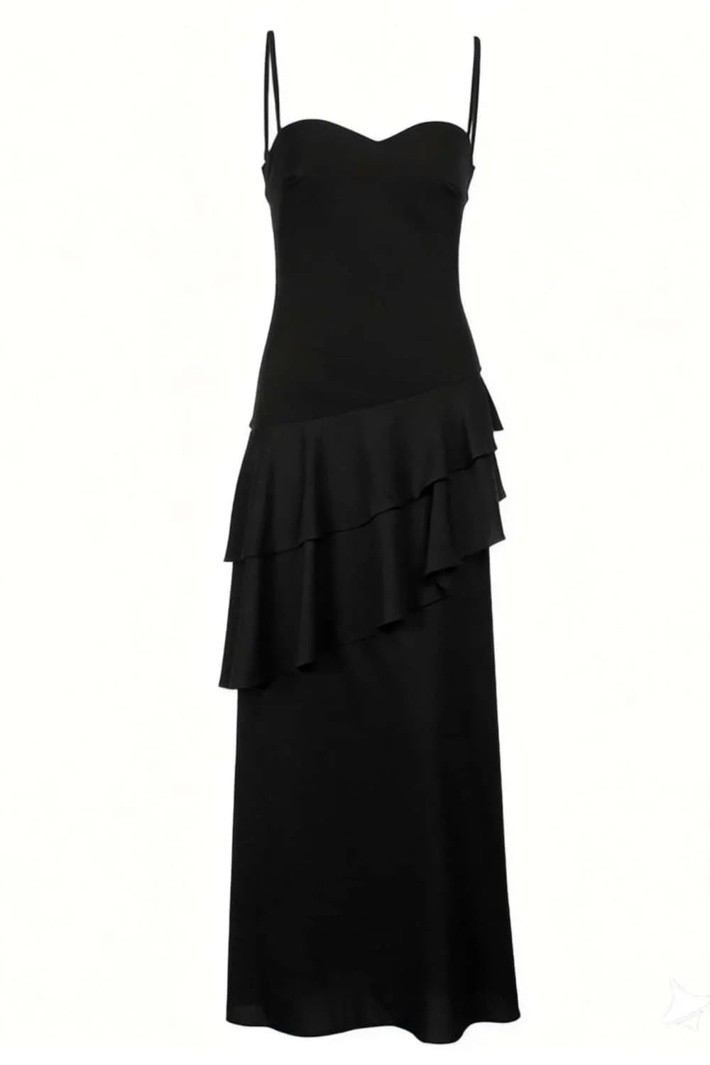 EtherelDress Colorful Chiffon Tiered Maxi Dress