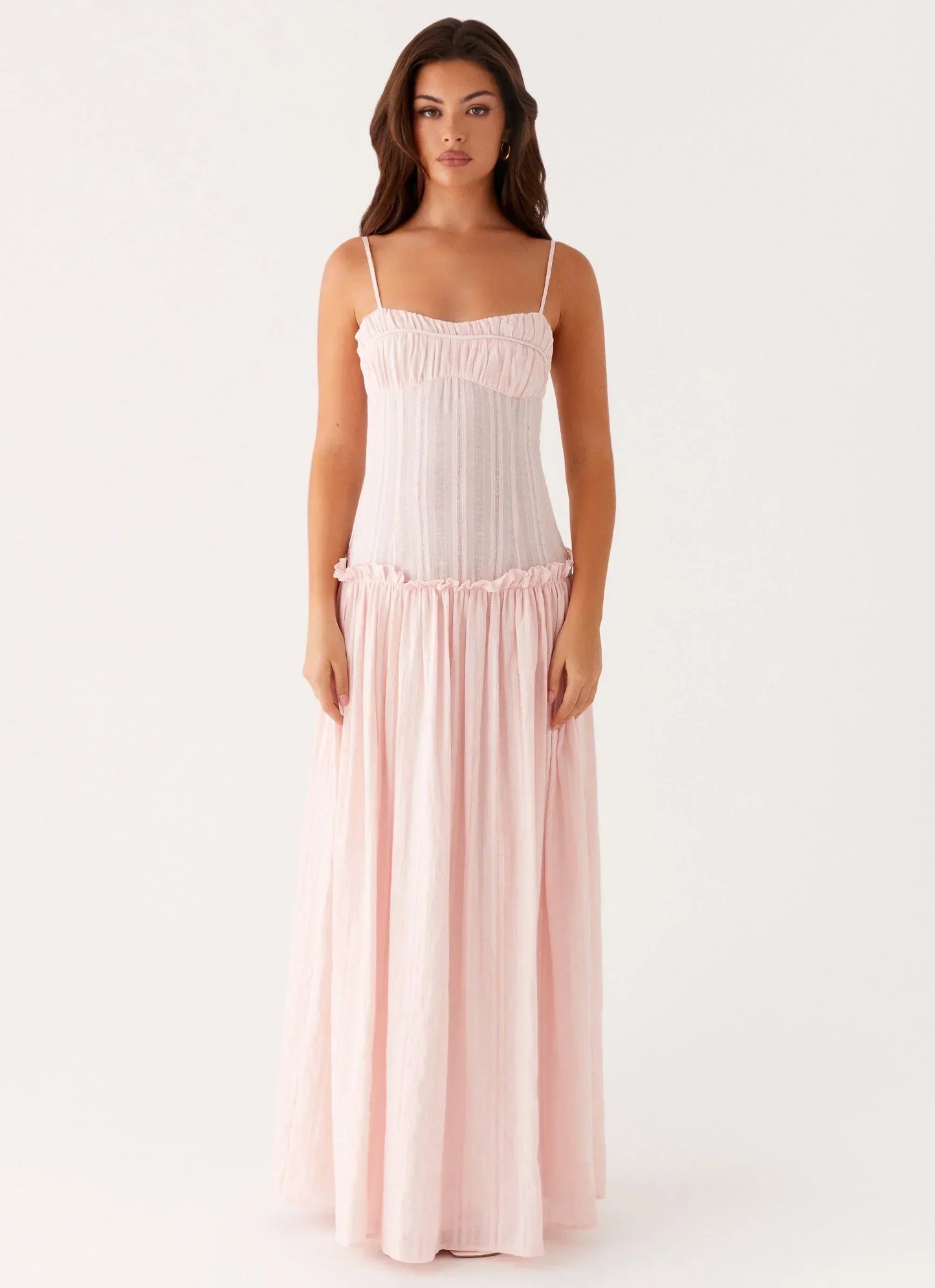 Isella Open Back Maxi Dress Ivory
