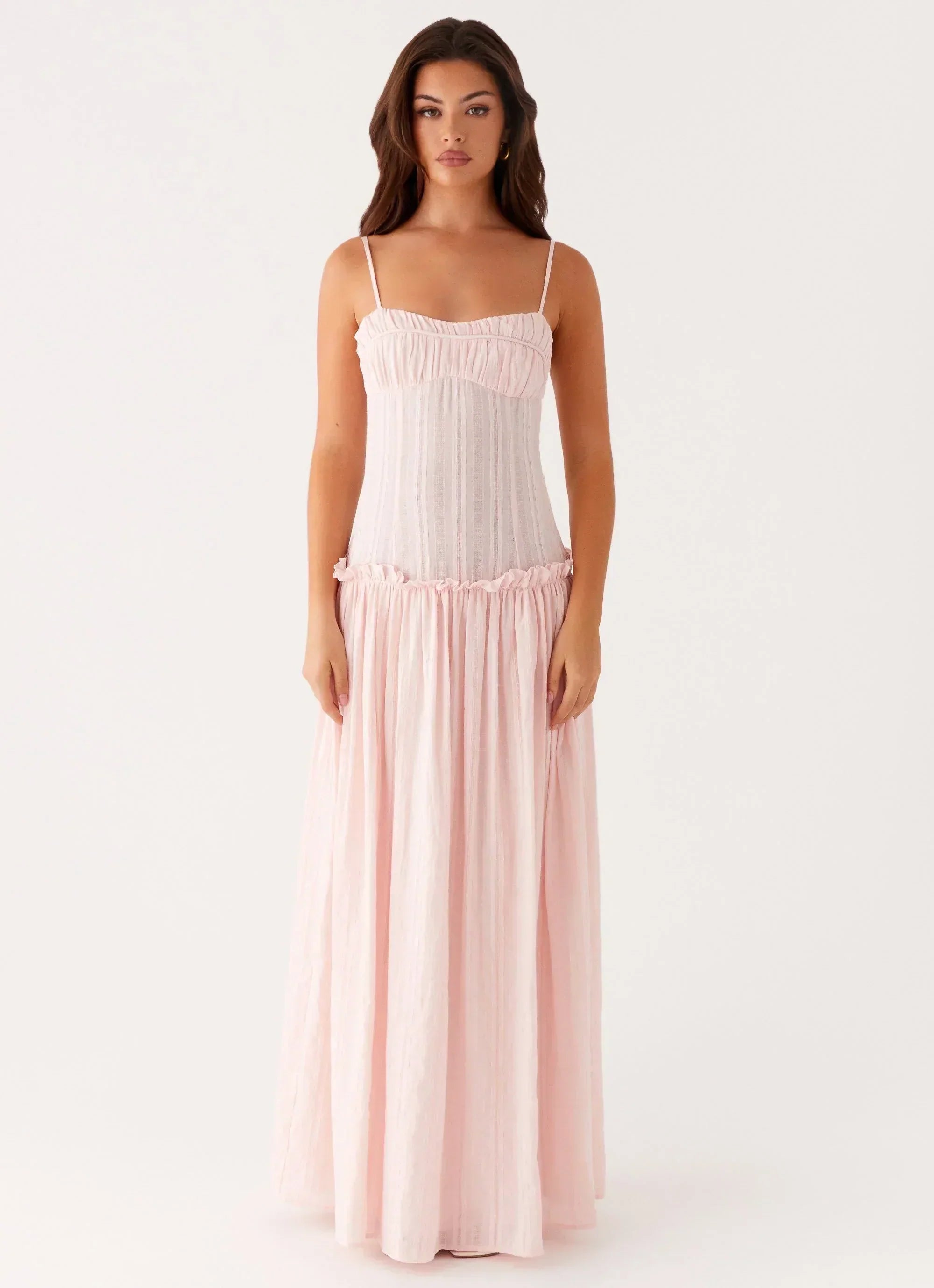 Isella Open Back Maxi Dress Ivory