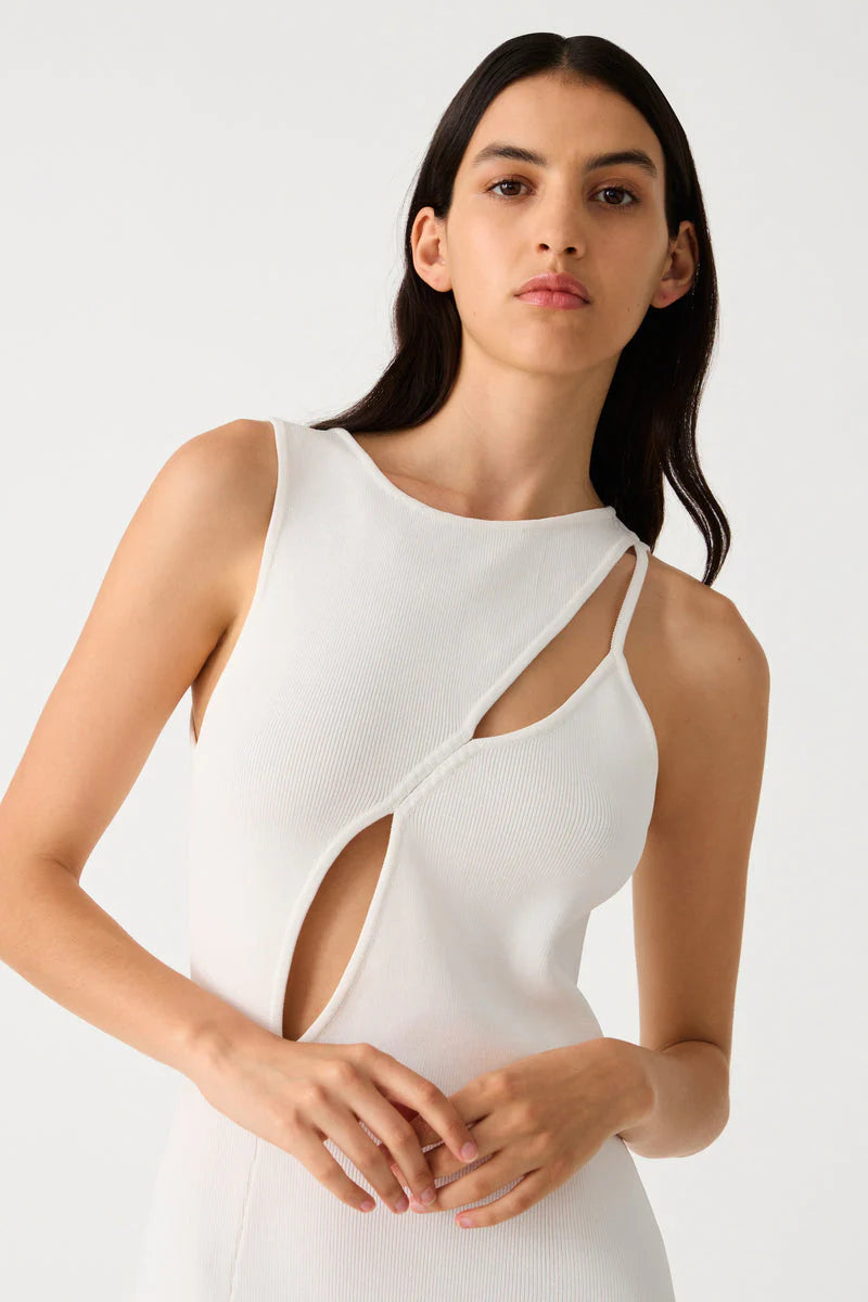 EtherelDress Chloe Knit Maxi Dress - Ivory