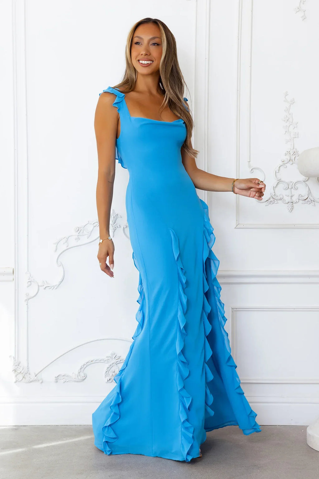EtherelDress All Night Affair Maxi Dress - Blue