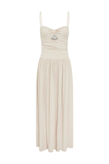 Libertine Twist Adjustable Dress - Stone