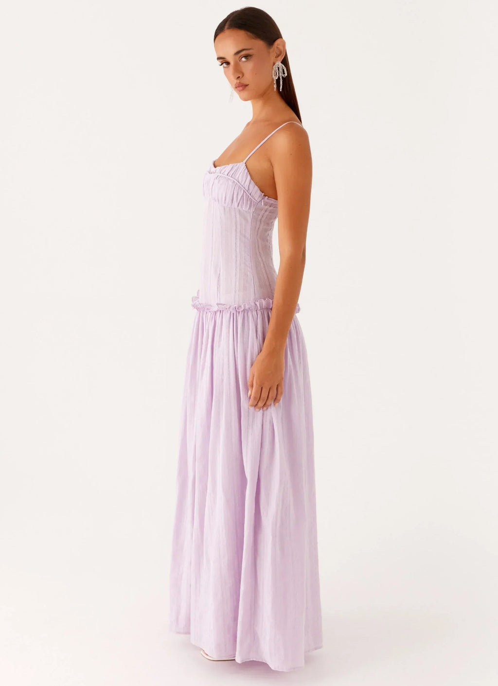 Isella Open Back Maxi Dress Ivory